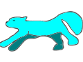 Graffiti Wolf Prop