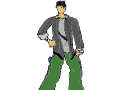 Human Ziegn-drawn with lil' Z