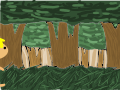 guy in forest