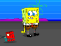 Spongebob watches plankton explode