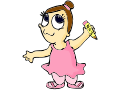 Chibi Dancer...Holding Pencil?