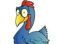 blue chicken