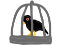 Caged Bird Prop