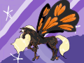 butterfly horse